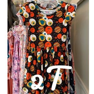 2T Dot Dot Smile Halloween Dress